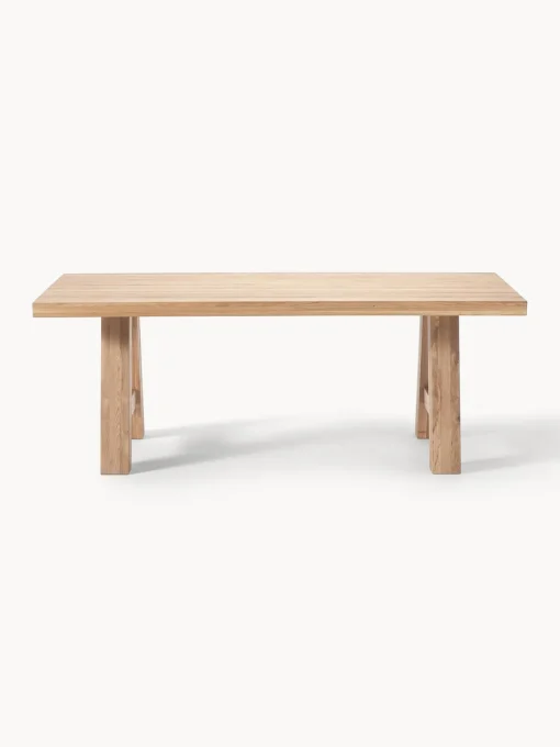 Westwing Collection Mesa de comedor de madera de roble Ashton, tamaños diferentes