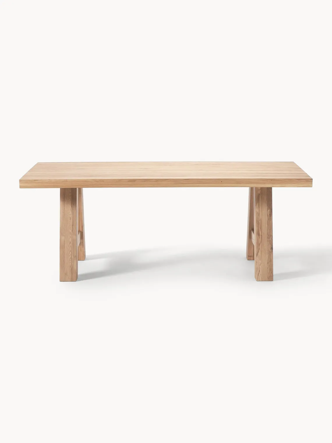 Westwing Collection Mesa de comedor de madera de roble Ashton, tamaños diferentes