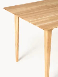 Westwing Collection Mesa de comedor de madera de roble maciza Archie, tamaños diferentes