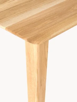 Westwing Collection Mesa de comedor de madera de roble maciza Archie, tamaños diferentes