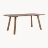 Bizzotto Mesa de comedor de madera para interior y exterior Glasgow