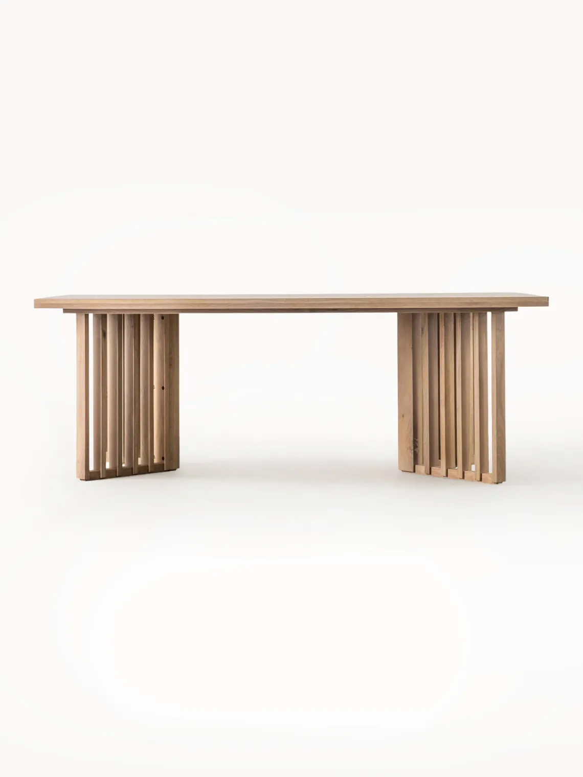 Mesa de comedor de madera Okayama, 200 x 100 cm