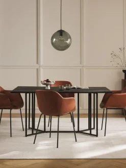 Westwing Collection Mesa de comedor de madera de mango Luca, tamaños diferentes