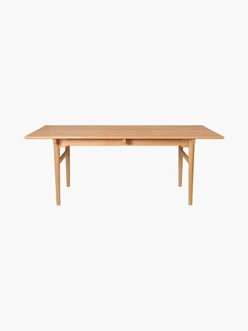 Carl Hansen & Søn Mesa de comedor de madera de haya CH32, tamaños diferentes