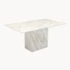 Kare Design Mesa de comedor de mármol Artistico, 160 x 90 cm