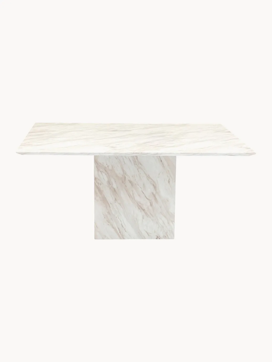 Kare Design Mesa de comedor de mármol Artistico, 160 x 90 cm