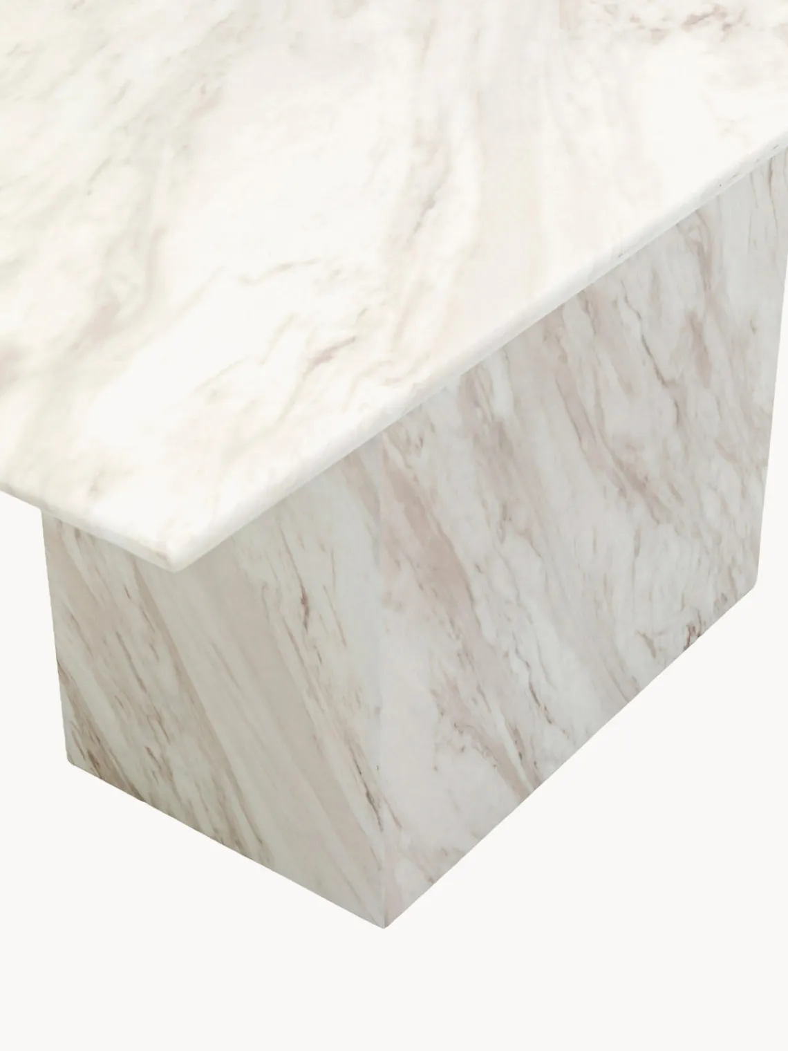 Kare Design Mesa de comedor de mármol Artistico, 160 x 90 cm