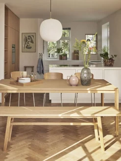 Hübsch Mesa de comedor de roble Acorn, 140 x 80 cm^ Mesas De Comedor|Mesas De Comedor