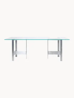 Ferm Living Mesa de comedor de vidrio y metal Lager, 200 x 90 cm^ Mesas De Comedor|Mesas De Comedor