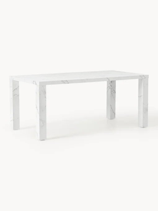 Westwing Collection Mesa de comedor en look mármol Carl