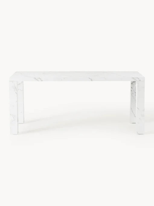 Westwing Collection Mesa de comedor en look mármol Carl