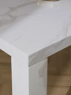 Westwing Collection Mesa de comedor en look mármol Carl