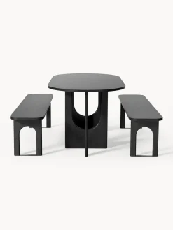Westwing Collection Mesa de comedor ovalada Apollo, tamaños diferentes^ Mesas De Comedor|Mesas De Comedor