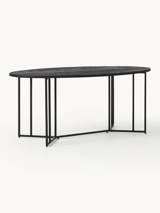 Westwing Collection Mesa de comedor ovalada de madera de mango Luca, tamaños diferentes^ Mesas De Comedor|Mesas De Comedor