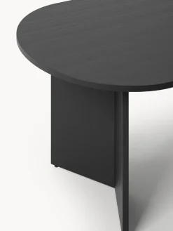 Westwing Collection Mesa de comedor ovalada de madera Toni, 200 x 90 cm