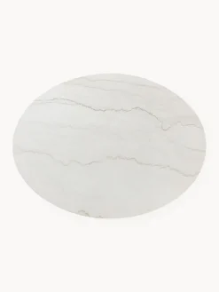 Westwing Collection Mesa de comedor ovalada de mármol Miley, tamaños diferentes^ Mesas De Comedor|Mesas De Comedor