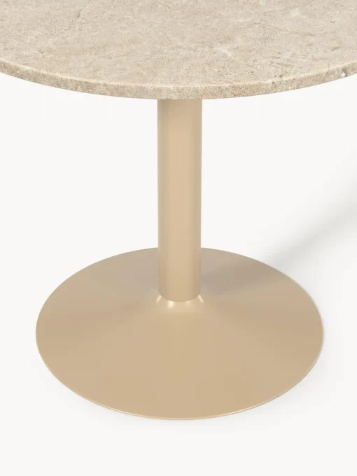 Westwing Collection Mesa de comedor ovalada de mármol Miley, tamaños diferentes