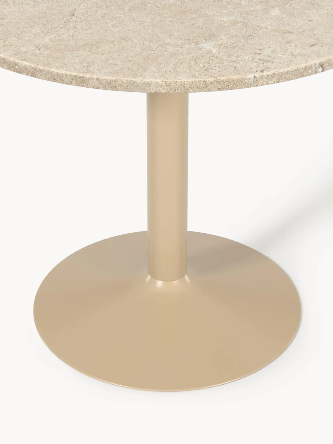 Westwing Collection Mesa de comedor ovalada de mármol Miley, tamaños diferentes
