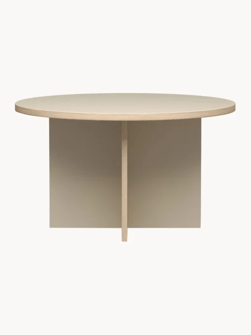 HKLIVING Mesa de comedor redonda Cirkel, Ø 129 cm