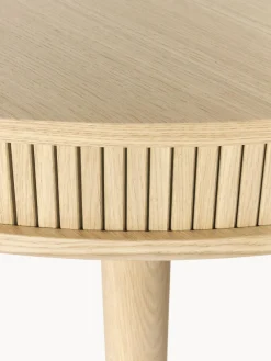 Westwing Collection Mesa de comedor redonda con espacio de almacenamiento Calary, tamaños diferentes^ Mesas De Comedor|Mesas De Comedor