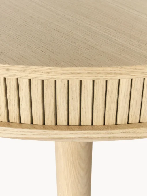 Westwing Collection Mesa de comedor redonda con espacio de almacenamiento Calary, tamaños diferentes^ Mesas De Comedor|Mesas De Comedor