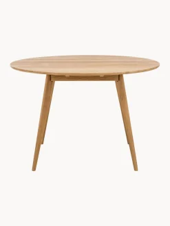 Rowico Home Mesa de comedor redonda de roble Yumi, Ø 115 cm^ Mesas De Comedor|Mesas De Comedor