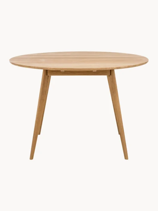 Rowico Home Mesa de comedor redonda de roble Yumi, Ø 115 cm^ Mesas De Comedor|Mesas De Comedor