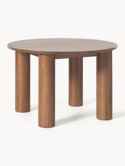 Westwing Collection Mesa de comedor redonda de madera de roble Ohana, tamaños diferentes