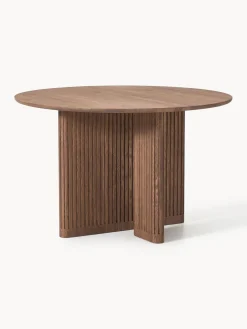 Westwing Collection Mesa de comedor redonda de madera de roble Jolka, tamaños diferentes^ Mesas De Comedor|Mesas De Comedor