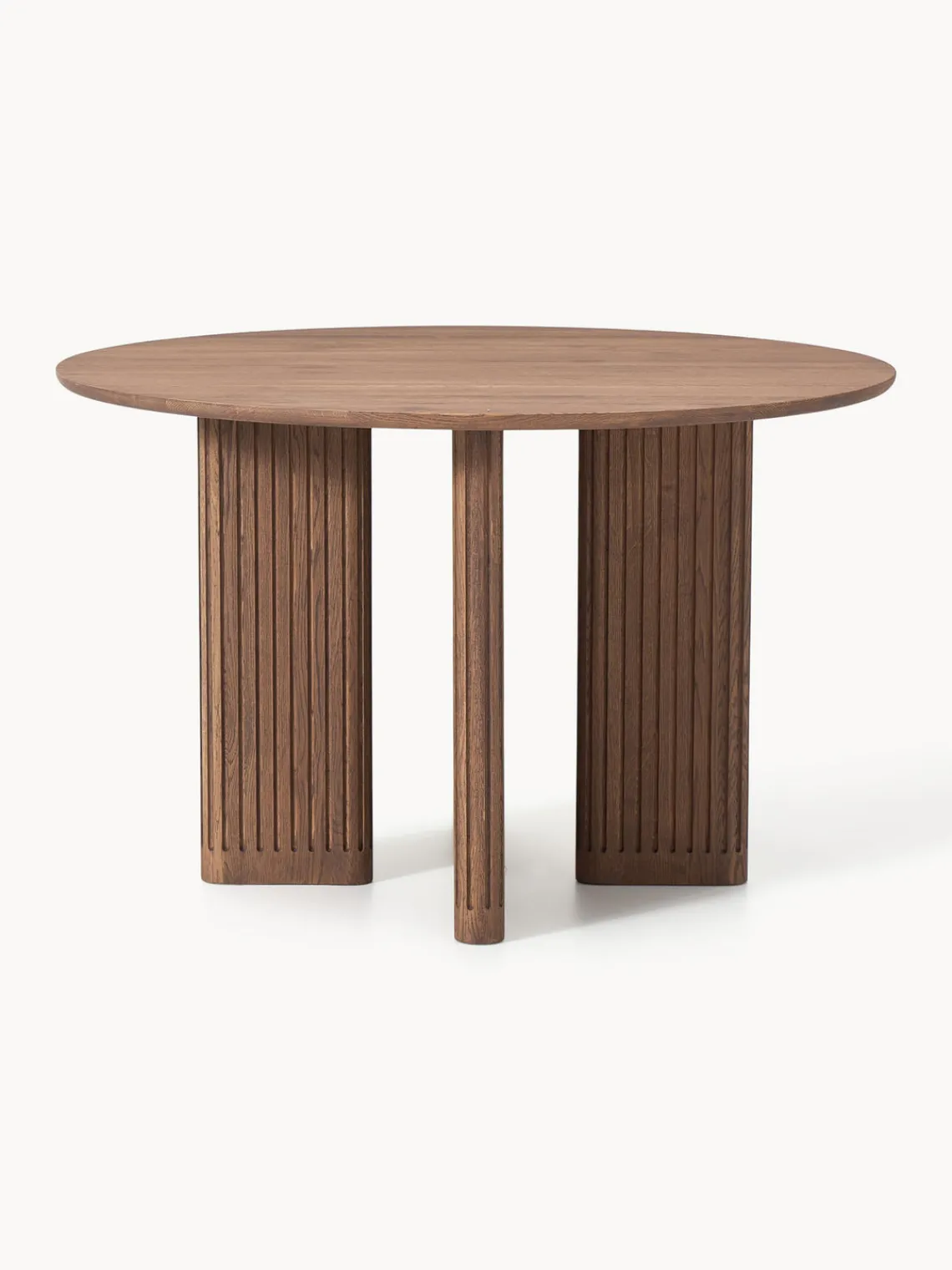 Westwing Collection Mesa de comedor redonda de madera de roble Jolka, tamaños diferentes^ Mesas De Comedor|Mesas De Comedor