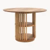 Mesa de comedor redonda de madera de mango Voss, Ø 110 cm