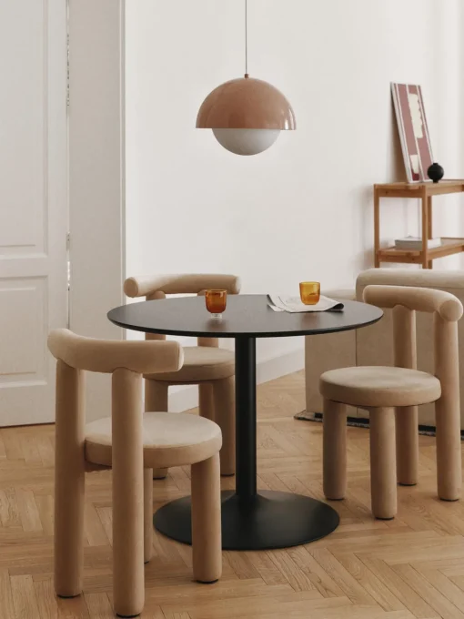 Westwing Collection Mesa de comedor redonda Menorca, tamaños diferentes