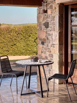 Mesa de jardín redonda Tella, Ø 90 cm^ Mesas De Jardín|Mesas De JardíN