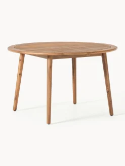 Westwing Collection Mesa para exterior redonda de madera de acacia Marc, tamaños diferentes^ Mesas De Jardín|Mesas De Jardí­N