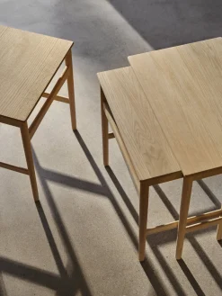 Carl Hansen & Søn Mesas auxiliares de madera de roble CH004, 3 uds.
