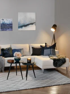 Mesas auxiliares redondas Colette, 2 uds.^ Mesas Auxiliares