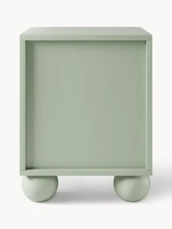 Westwing Collection Mesilla de noche con patas esféricas Bumba^ Mesitas De Noche|Mesitas De Noche