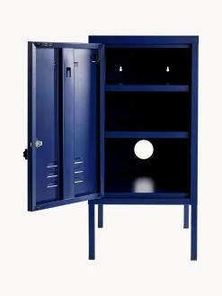 Niños Mustard Made Mesita de noche de metal The Shorty, apertura de puerta izquierda o derecha