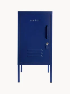 Niños Mustard Made Mesita de noche de metal The Shorty, apertura de puerta izquierda o derecha