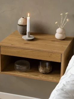 Mesita de noche de pared con cajón Cholet^ Mesitas De Noche|Mesitas De Noche