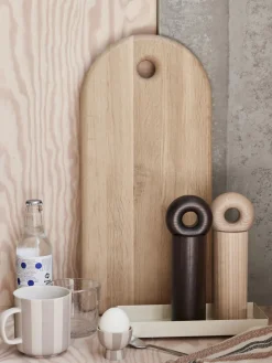 Oyoy Living Design Molino de especias de madera de fresno Hoop Mill^ Molinillos De Especias|Molinillos De Especias