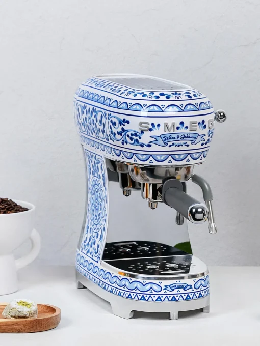 Smeg Máquina de café espresso Dolce & Gabbana - Blu Mediterraneo^ Máquinas De Café