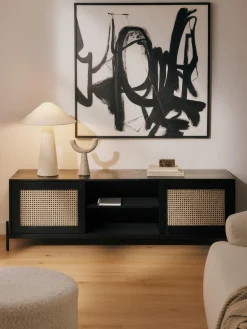Westwing Collection Mueble de TV con tejido vienés Vienna^ Muebles De Tv|Muebles De Tv