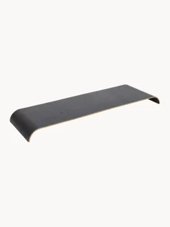 AYTM Panel para estante de pared de madera de roble Curva