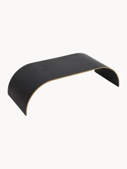 AYTM Panel para estante de pared de madera de roble Curva^ Estanterías De Pared