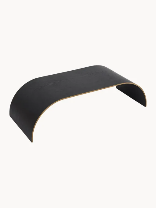 AYTM Panel para estante de pared de madera de roble Curva^ Estanterías De Pared