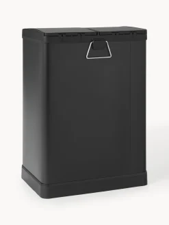 Westwing Collection Papelera con pedal Rafa, 2x30 L^ Cubos De Basura Y Reciclaje|Almacenaje De Cocina