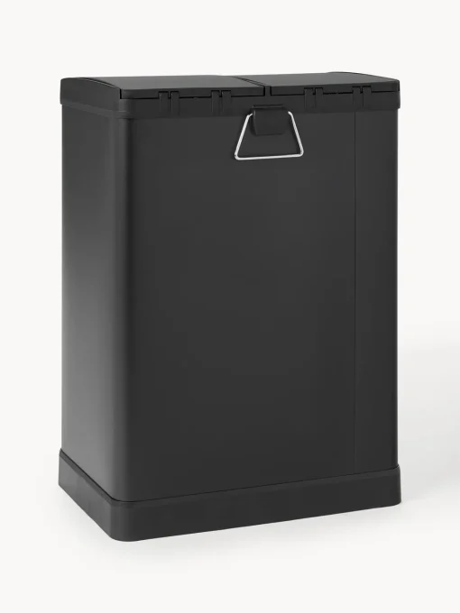 Westwing Collection Papelera con pedal Rafa, 2x30 L^ Cubos De Basura Y Reciclaje|Almacenaje De Cocina