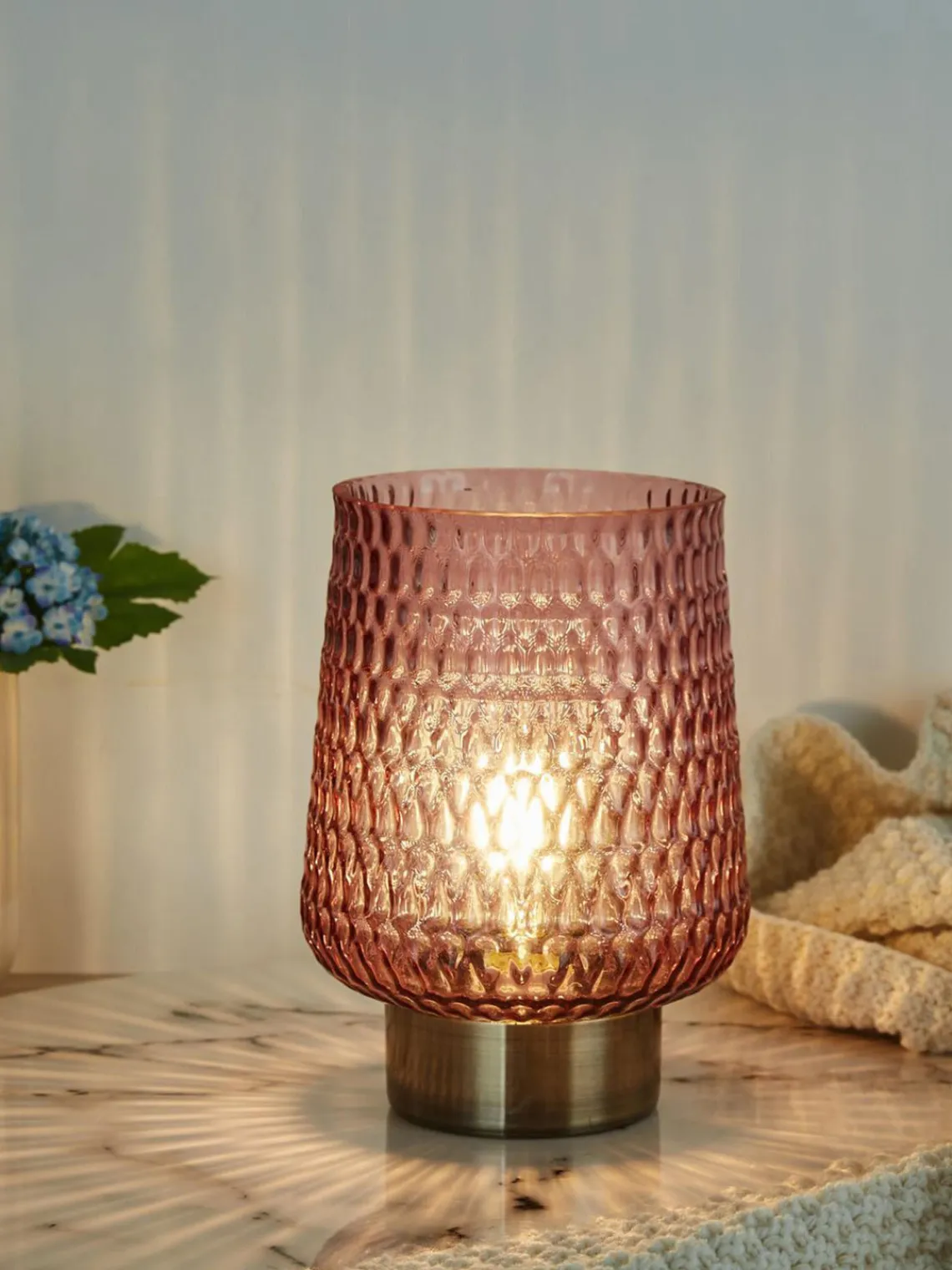 Pequeña lámpara de mesa LED Glamour, portátil, con función de temporizador^ Lámparas De Mesa|Lámparas De Techo