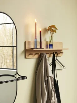 Hübsch Perchero de pared de madera Space